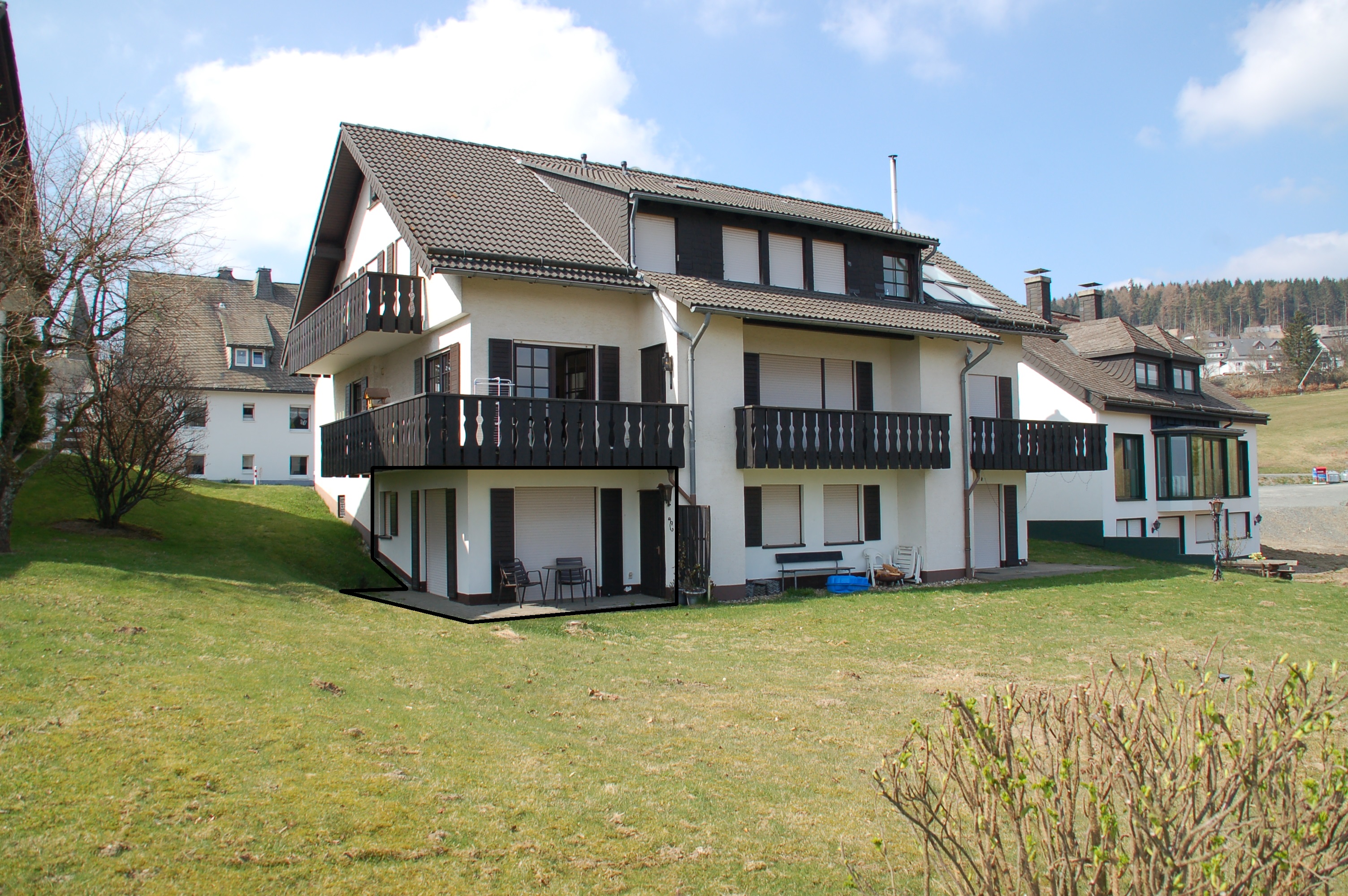 Ski-in, ski-out 2,5 kamerappartement in Neuastenberg 0