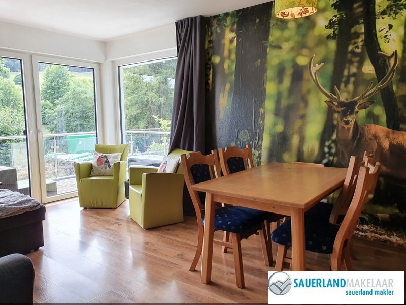 Rustig gelegen 2 kamerappartement met prachtig uitzicht Usseln 3