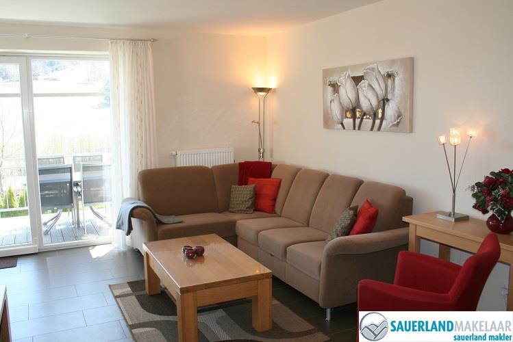 Mooi 3 kamerappartement in Willingen met uitzicht op de piste 6