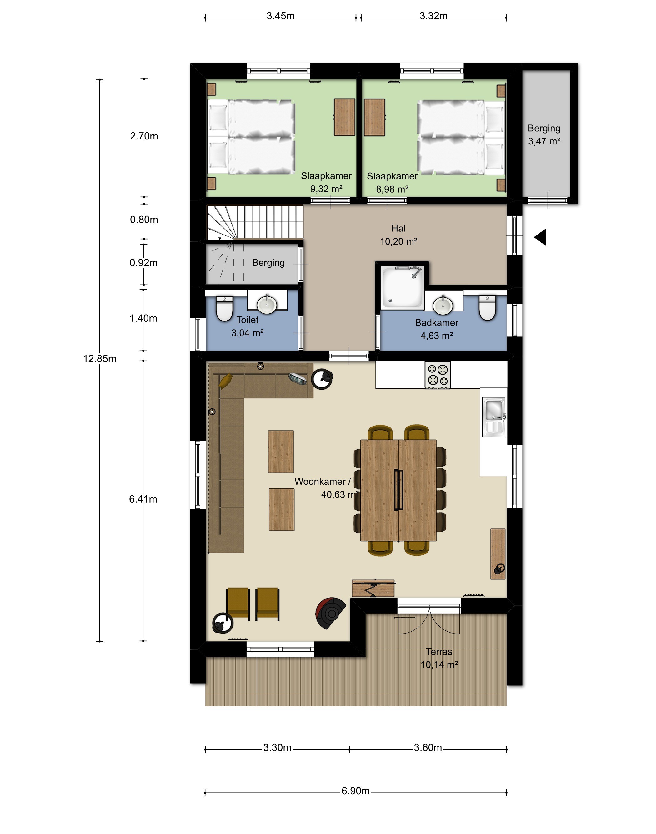 VERKOCHT UplandParcs Winterberg nieuwbouwproject aan de skipiste - Type 3 6