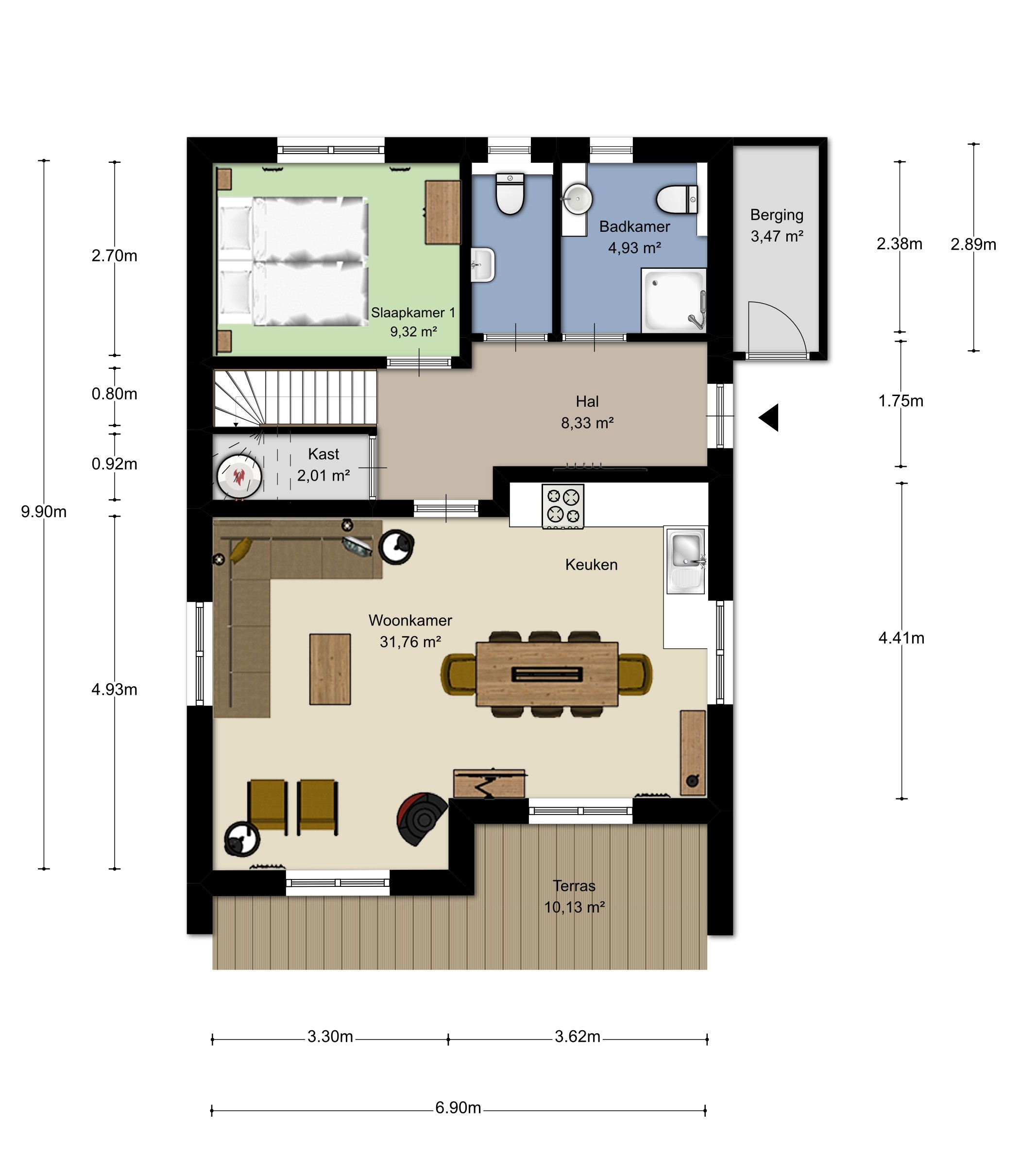 VERKOCHT UplandParcs Winterberg nieuwbouwproject aan de skipiste - Type 2 6