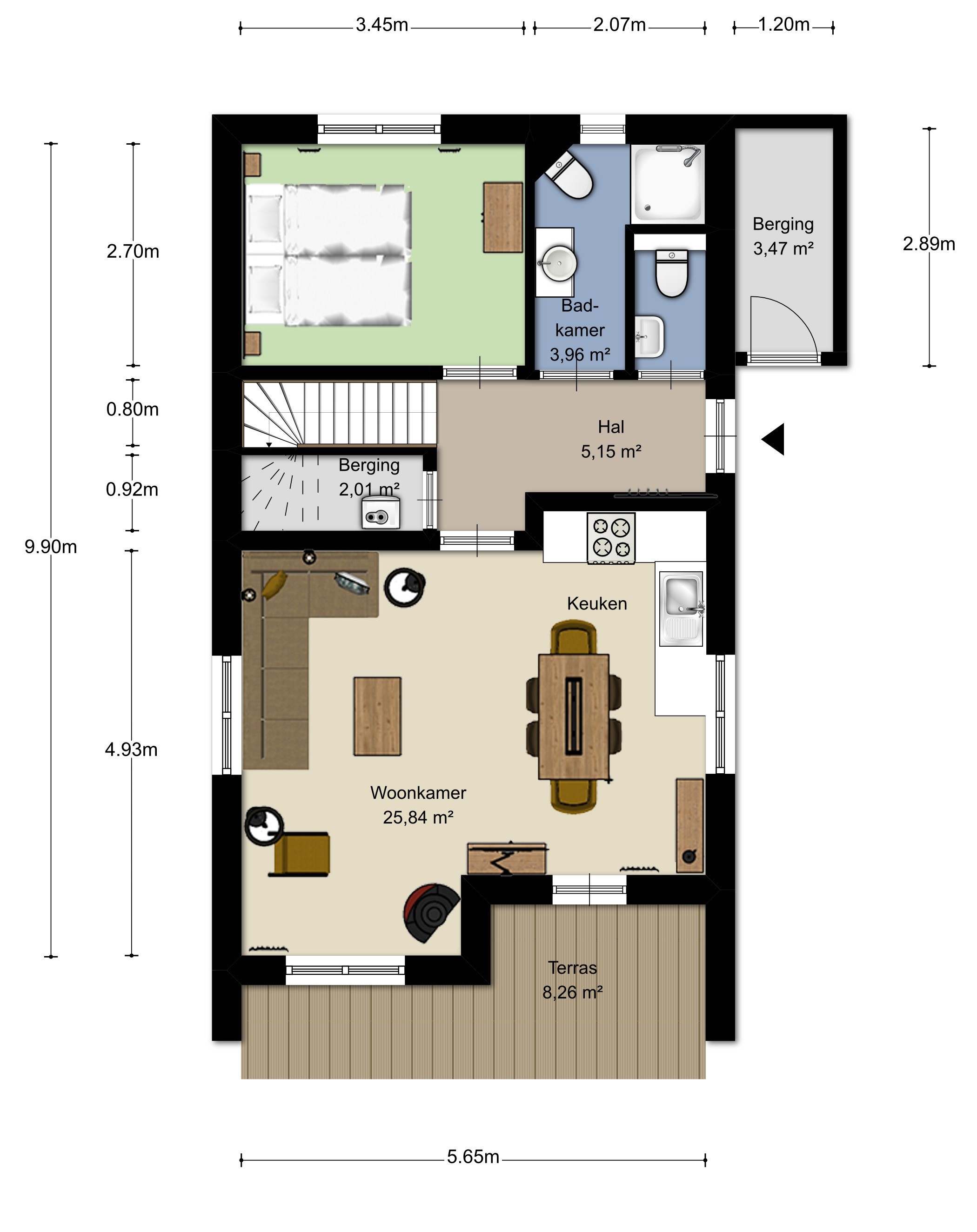 VERKOCHT UplandParcs Winterberg nieuwbouwproject aan de skipiste - Type 1 6