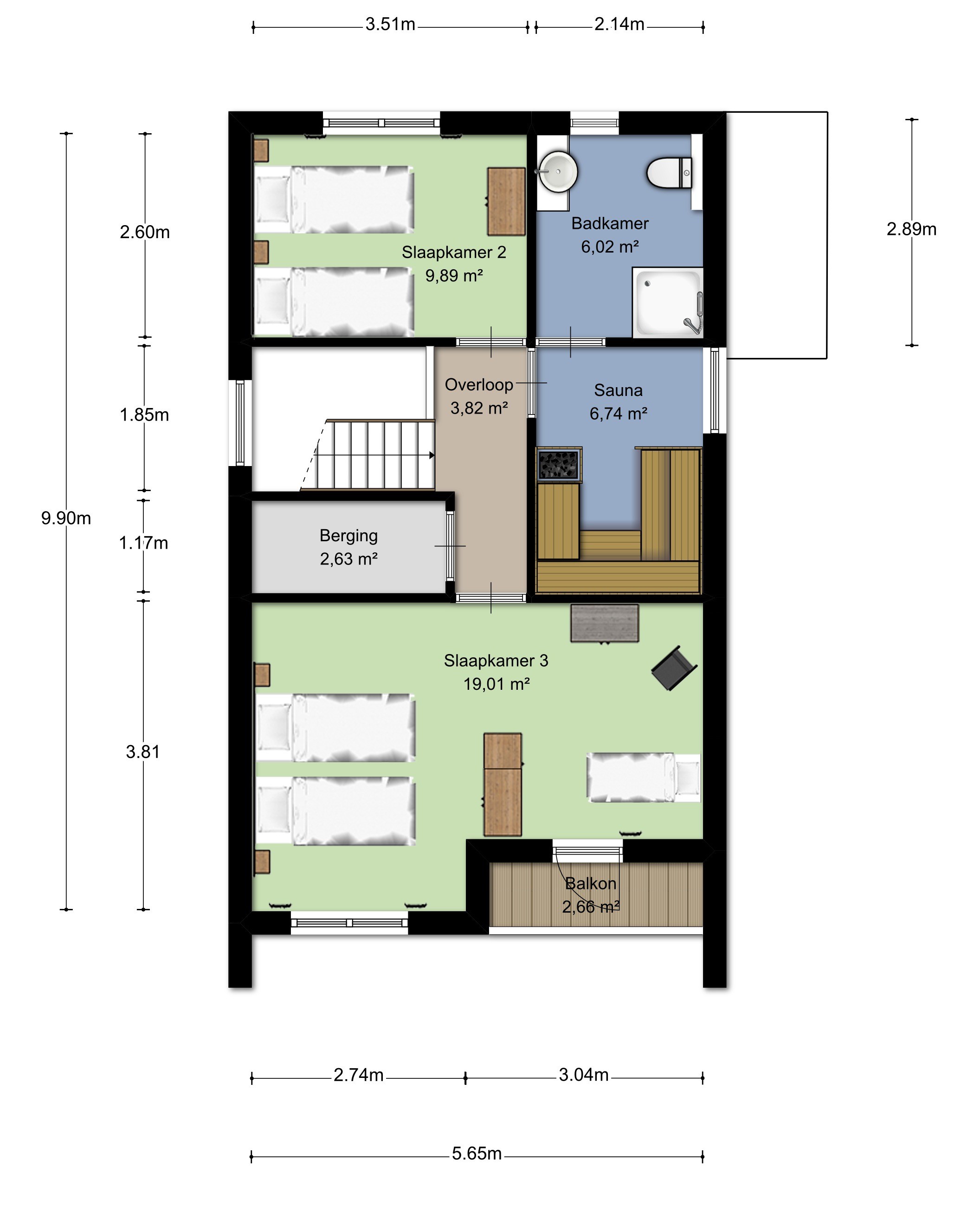 VERKOCHT UplandParcs Winterberg nieuwbouwproject aan de skipiste - Type 1 7